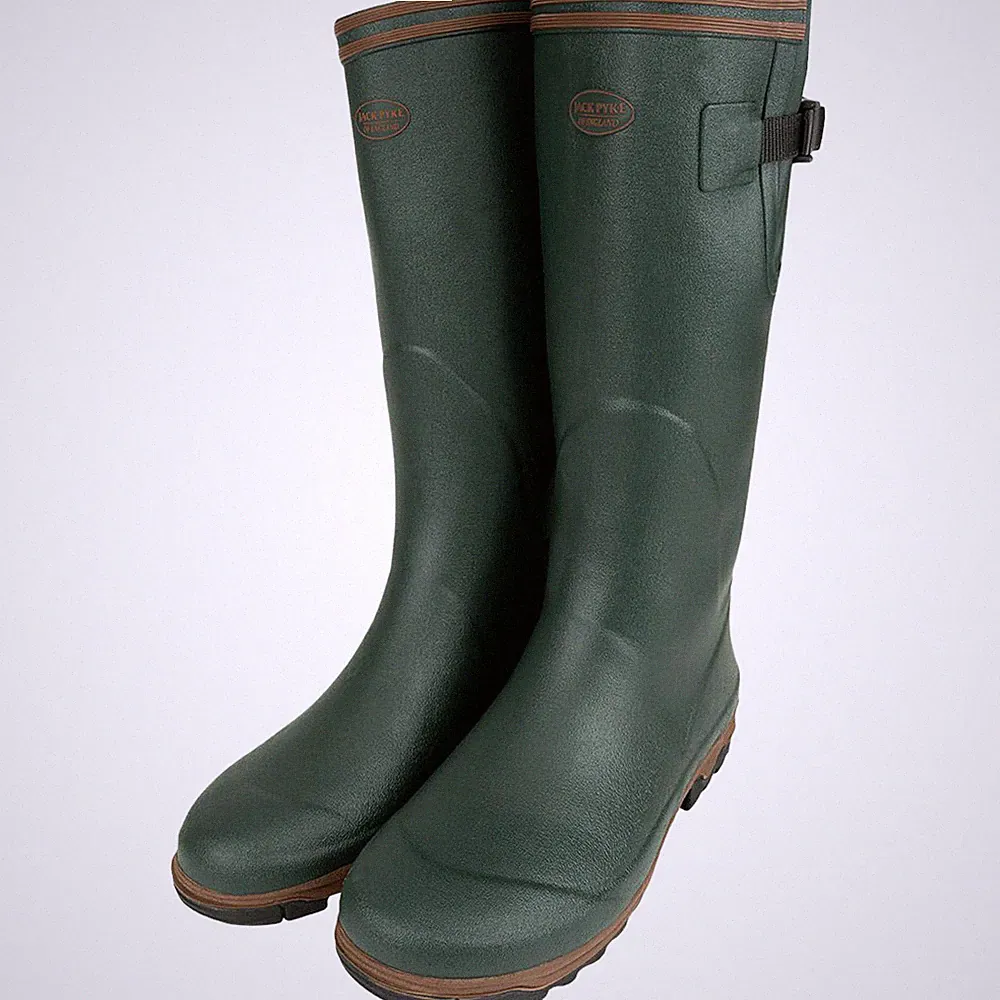 Jack Pyke Shires Wellington Herren Stiefel Camping Festival Wasserdicht Grün
