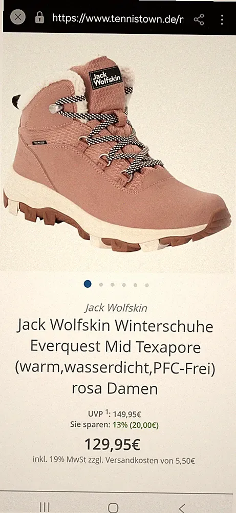 Jack Wolfskin Damen Stiefel Boots 40,5