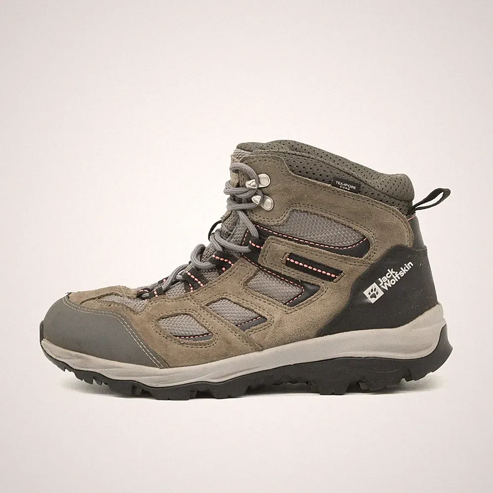 Jack Wolfskin Damen Texapore Stiefel Braun Wildleder Hiking Wanderschuhe EU 40,5