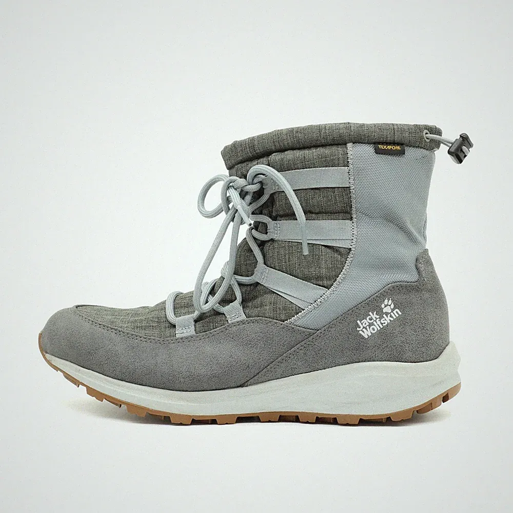 Jack Wolfskin Damen Texapore Winterstiefel Grau Textil Knöchelhoch Stiefel EU 40