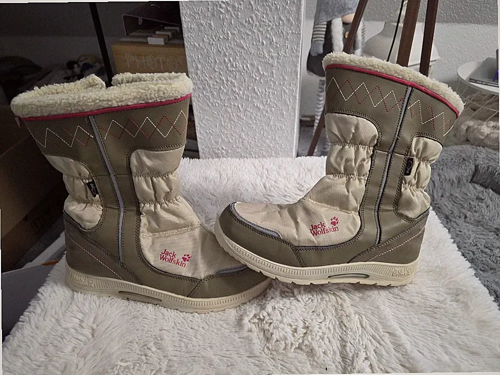Jack Wolfskin Girls Snow Crystal Winterstiefel – Gr. 38 – Top Zustand