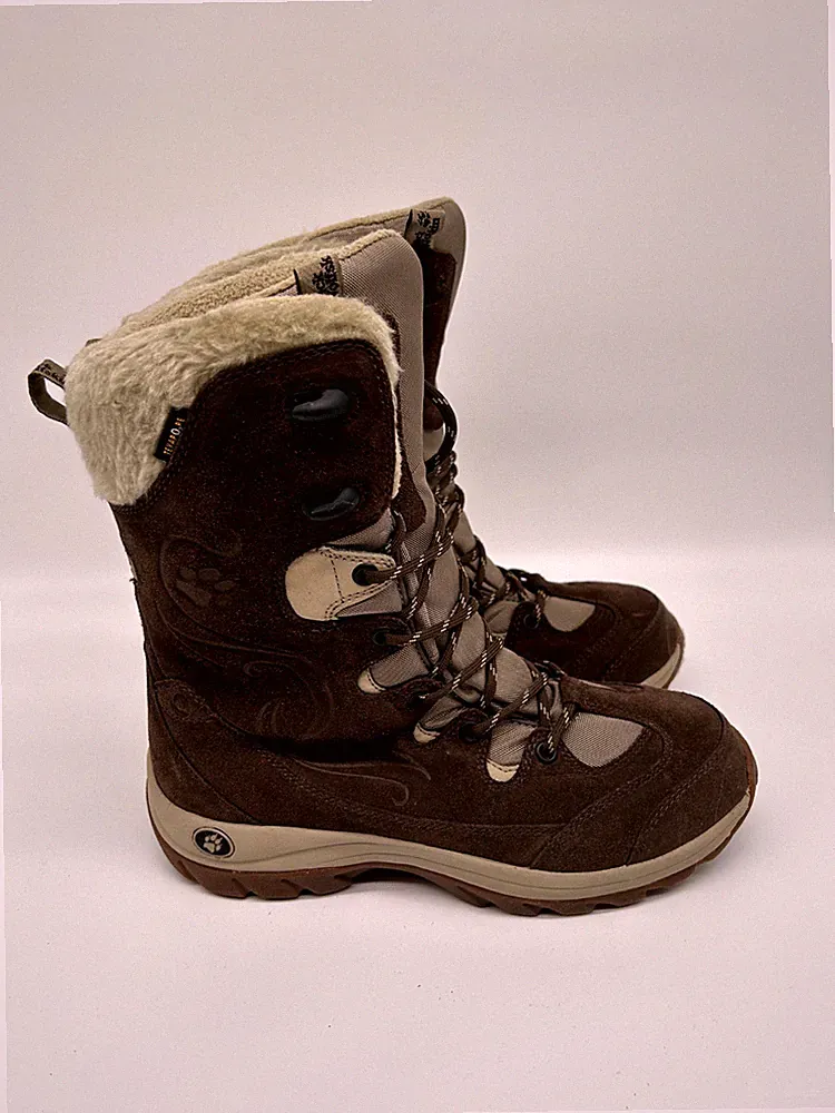 Jack Wolfskin Lake Tahoe Texapore Damen Winterstiefel Braun EUR 39,5