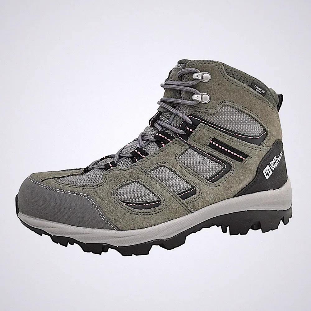 Jack Wolfskin Vojo3 Texapore Mid Sportschuhe Herren Wanderstiefel Grün