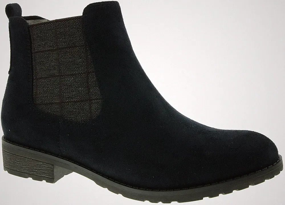 Jane Klain Supersoft Damenschuhe Stiefelette,Chelsea Boots,Navy,Gr.36-42