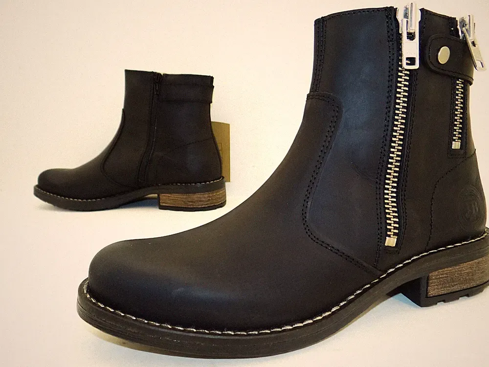 Johnny Bulls Stiefel Stiefelette Western Biker Boots Cowboy Damen Leder Gr.40