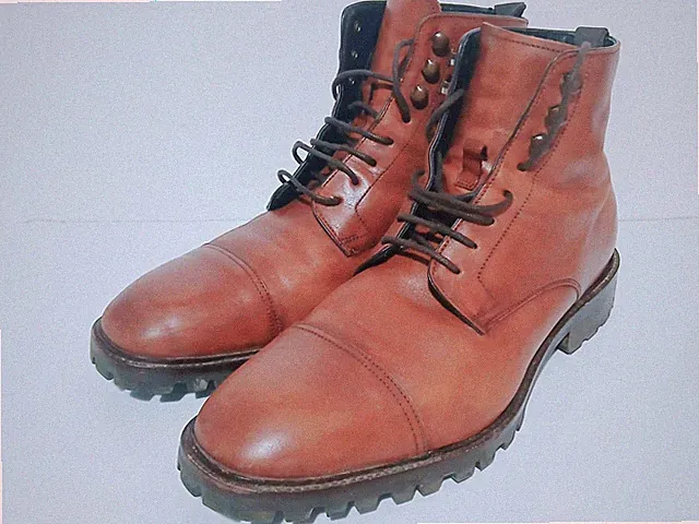 Jones Bootmaker Stiefeletten - Darley Brown Schnürung weiches Nubukleder Eu45