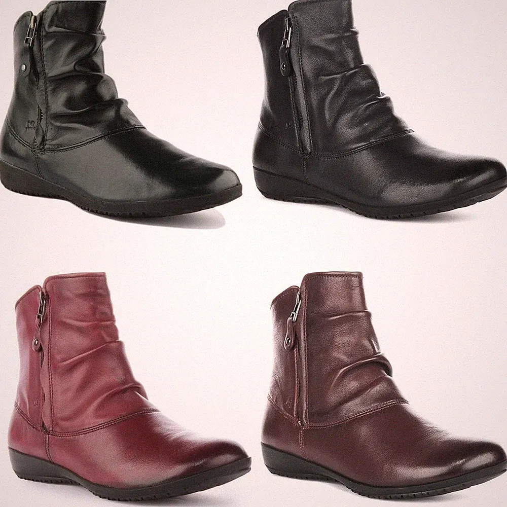 JOSEF SEIBEL 79724 VL971 410 Naly 24 Weich Zip Stiefeletten Bordeaux Damen