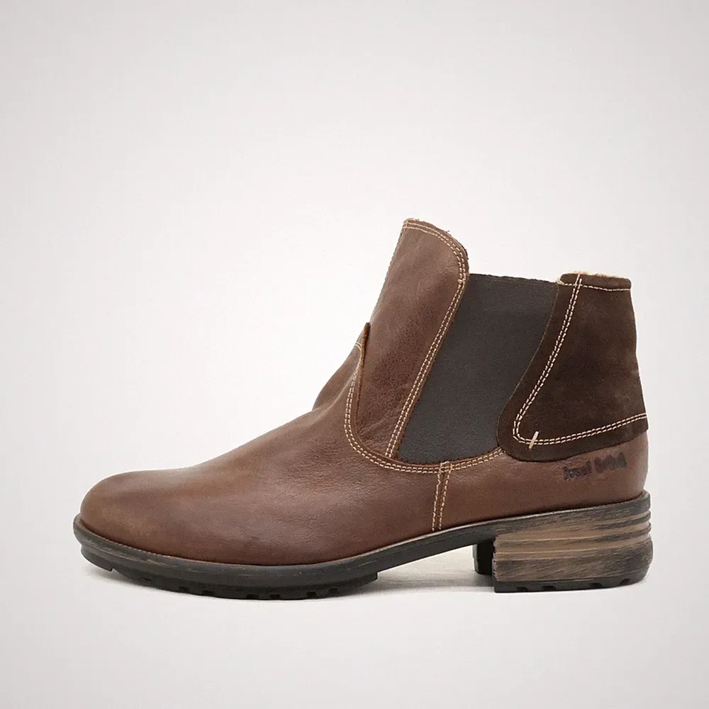 Josef Seibel Damen Stiefel Braun Leder Knöchel Chelsea-Stiefel EU 40