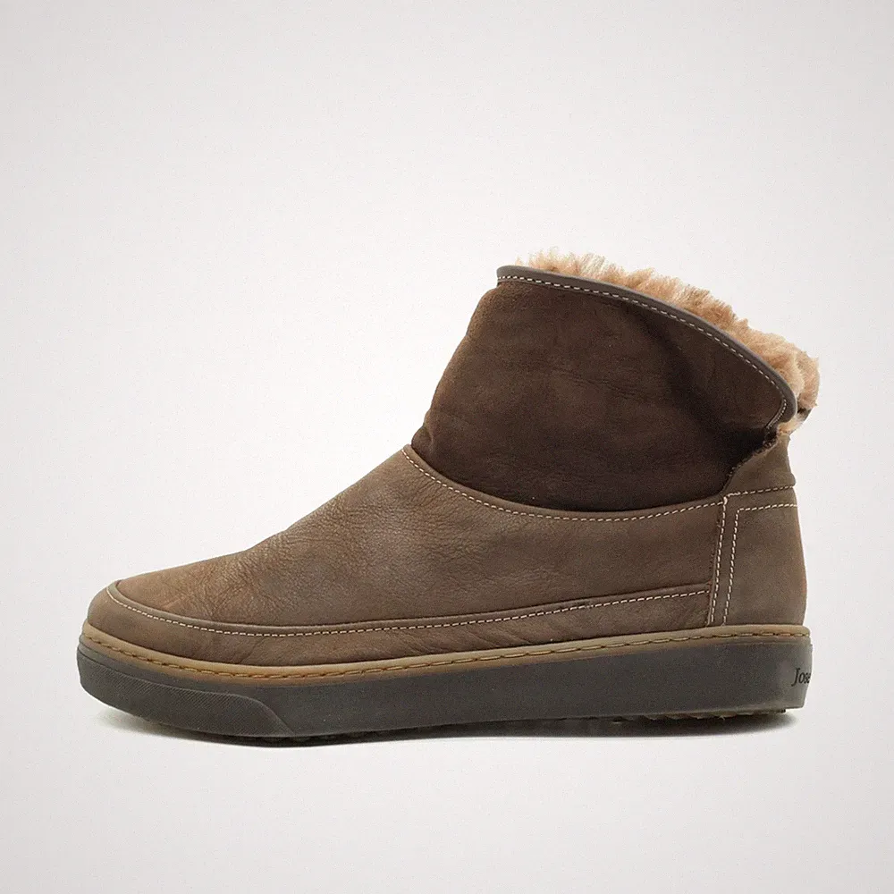 Josef Seibel Damen Winterstiefel Stiefel Braun Nubukleder Lammfell Comfort EU 40