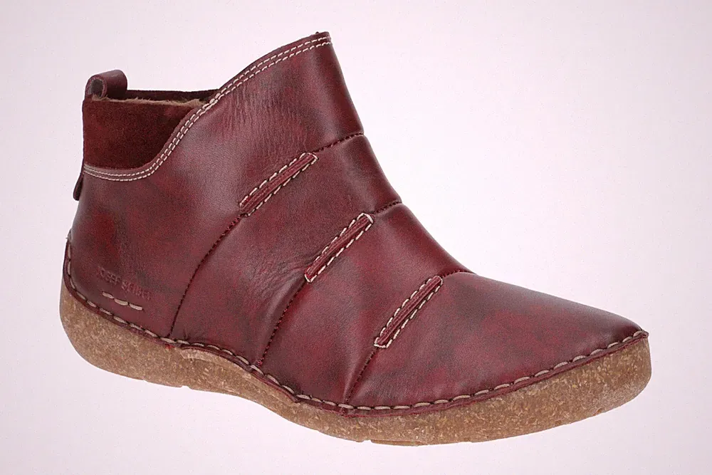 Josef Seibel FERGEY 53 Damen Stiefeletten - Winterstiefelette rot Freizeit NEU