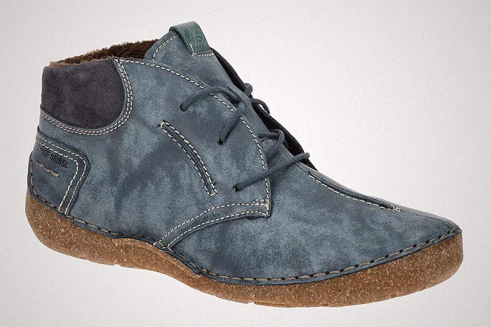 Josef Seibel FERGEY 65 Damen Stiefeletten - Winterstiefelette blau Freizeit NEU