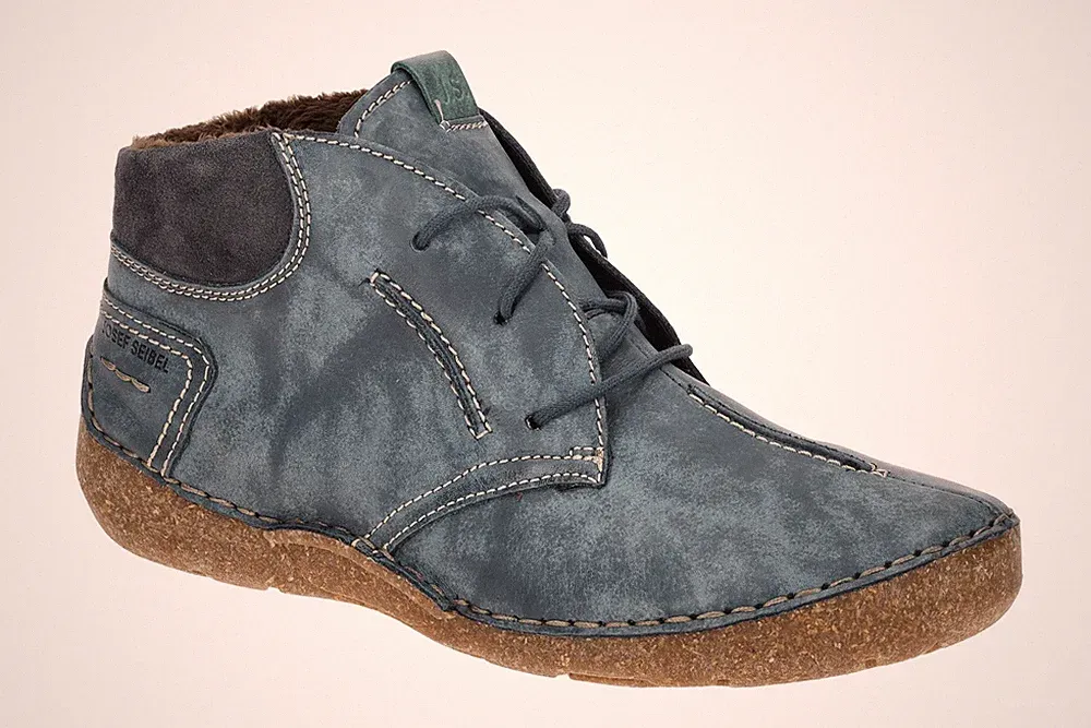 Josef Seibel FERGEY 65 Damen Stiefeletten - Winterstiefelette blau Freizeit NEU