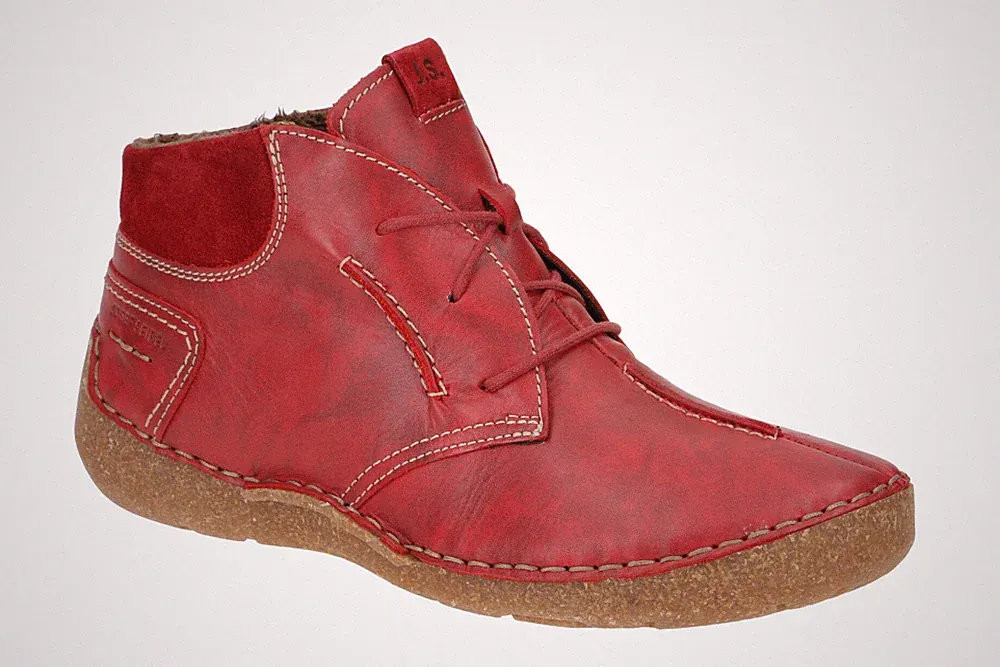Josef Seibel FERGEY 65 Damen Stiefeletten - Winterstiefelette rot Freizeit NEU