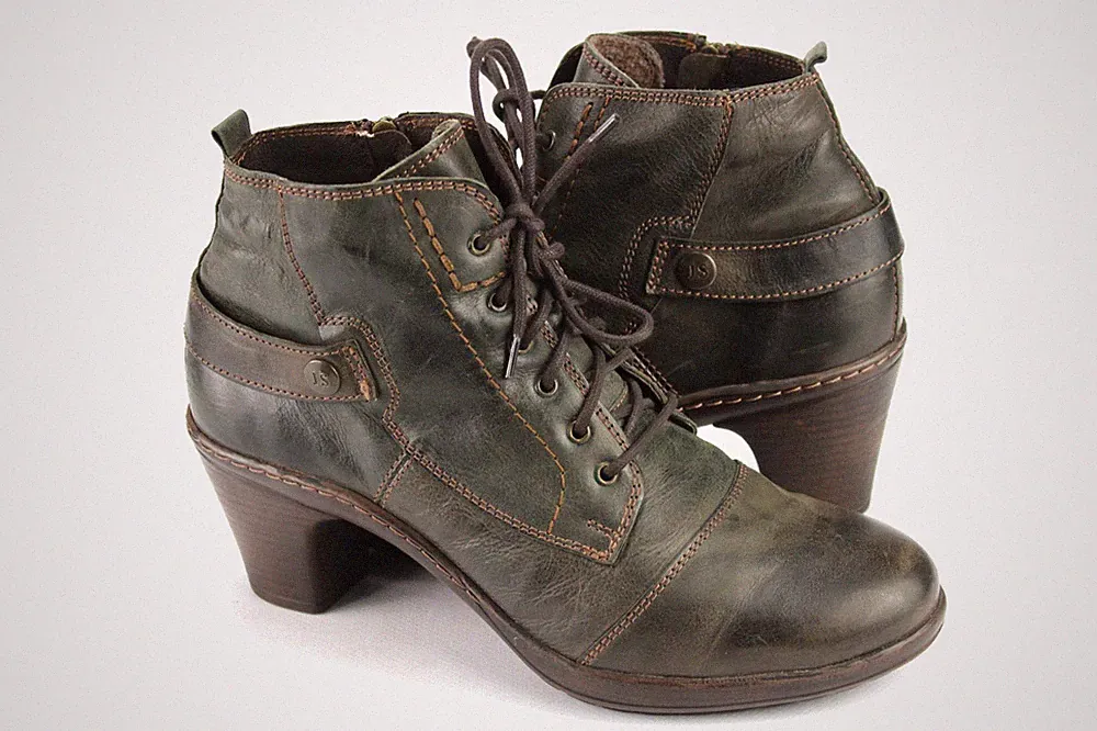 Josef Seibel Gr.39 Damen Stiefel Stiefelette Boots Leder TOP K 168