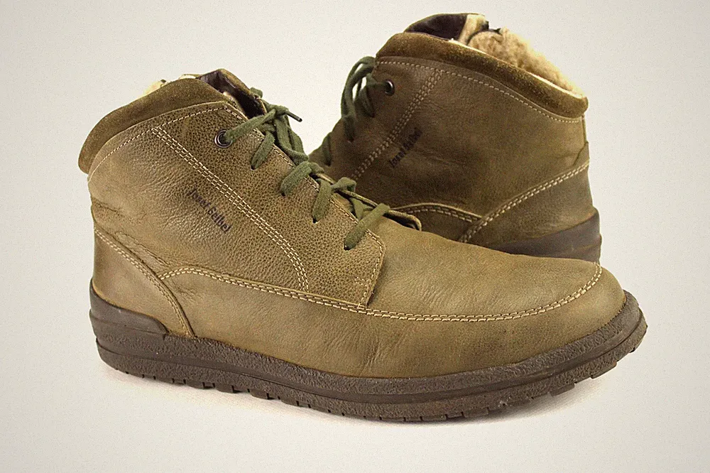 Josef Seibel Gr.44 Herren Komfort Stiefel Boots Leder Bequem TOP L 147