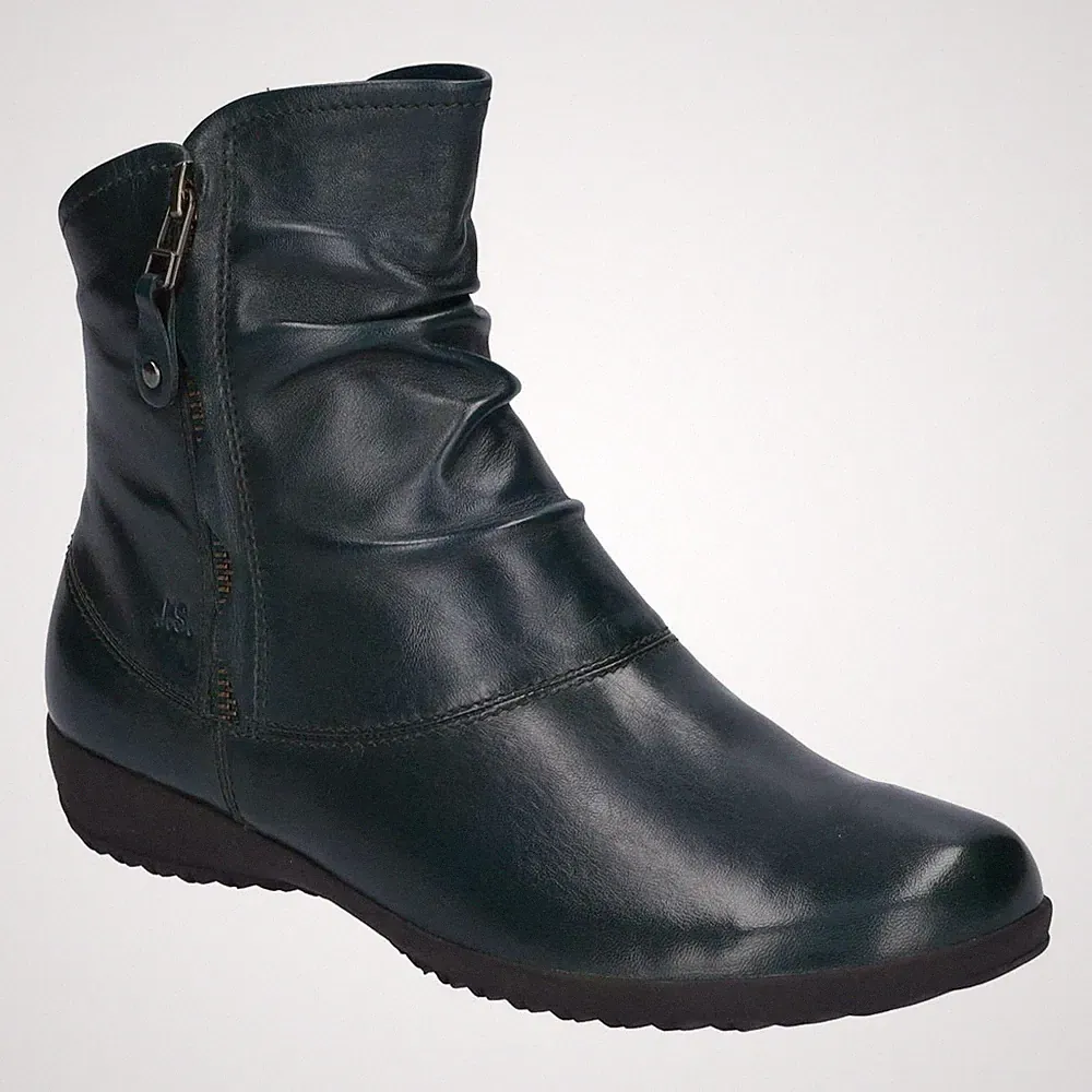 Josef Seibel Stiefelette Naly 24 Grün Glatt Leder Veluto Elegant Stiefel Boot