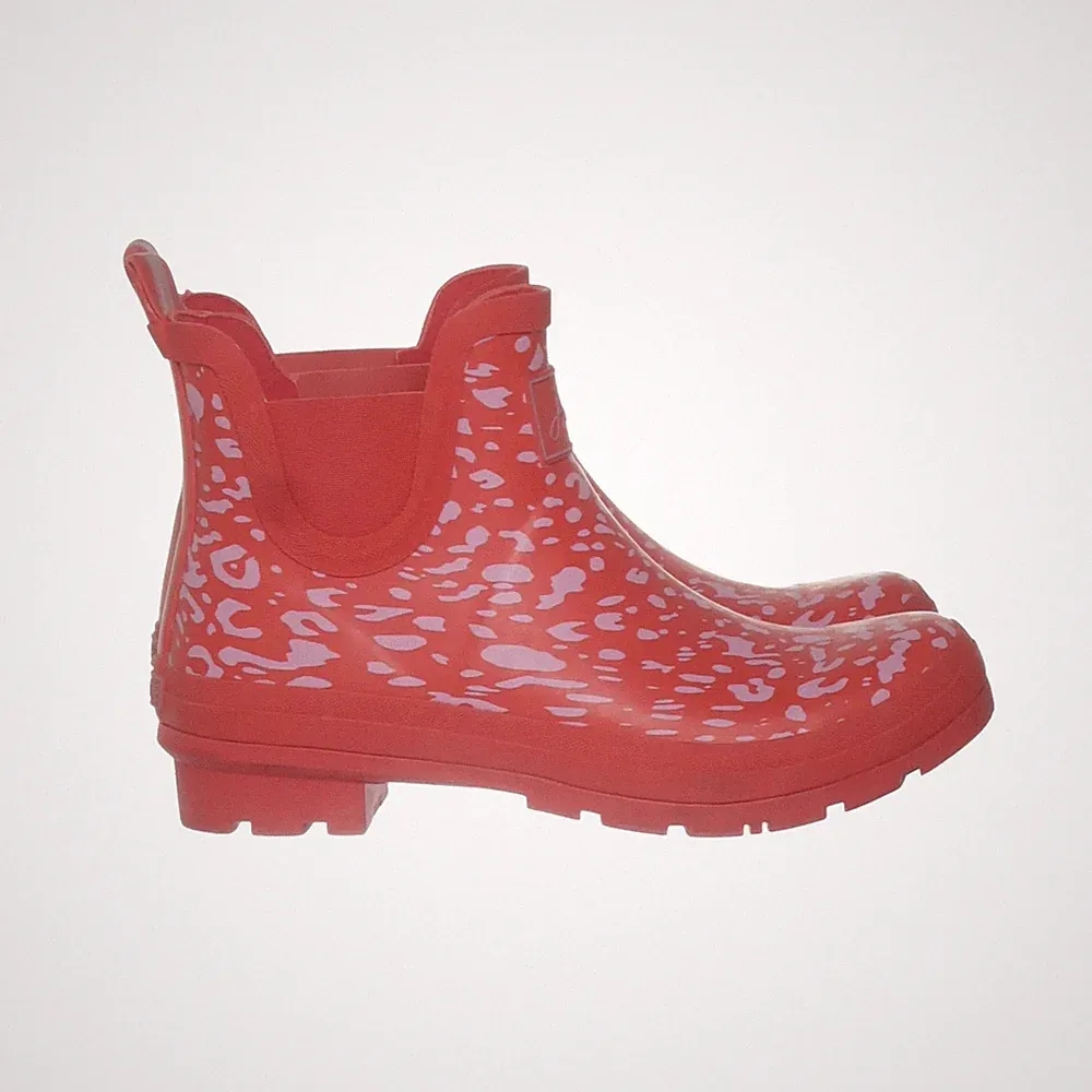 Joules, Kurze Gummistiefel, Größe: 40, Rot/Pink, Damen #BzB