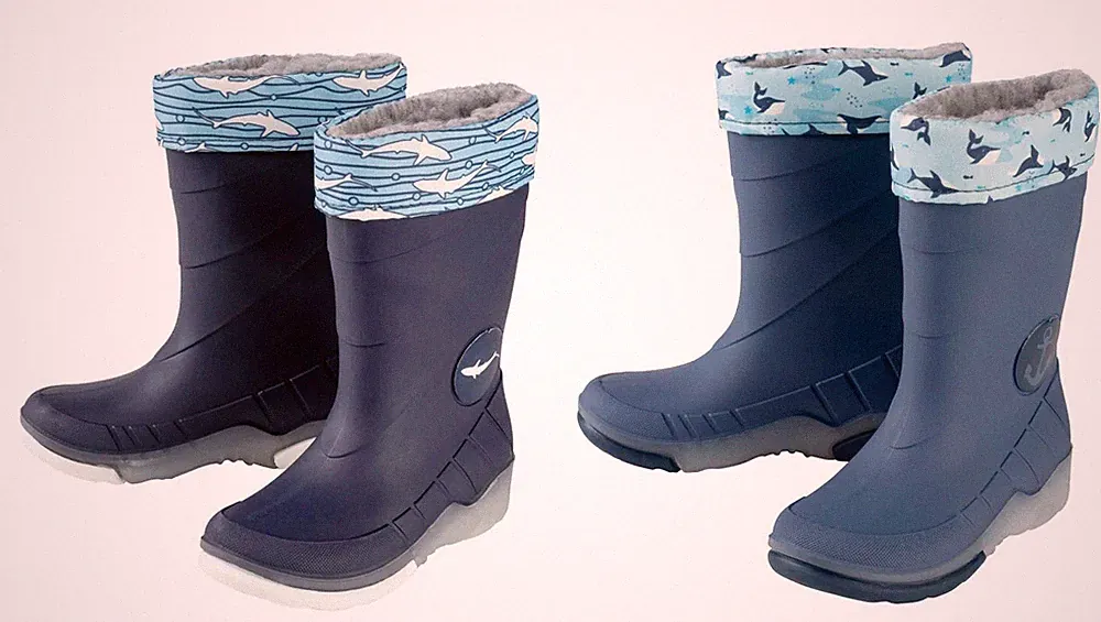 Jungen Gummistiefel gefüttert Blinker 25 26 27 28 29 Regenstiefel Kinderstiefel