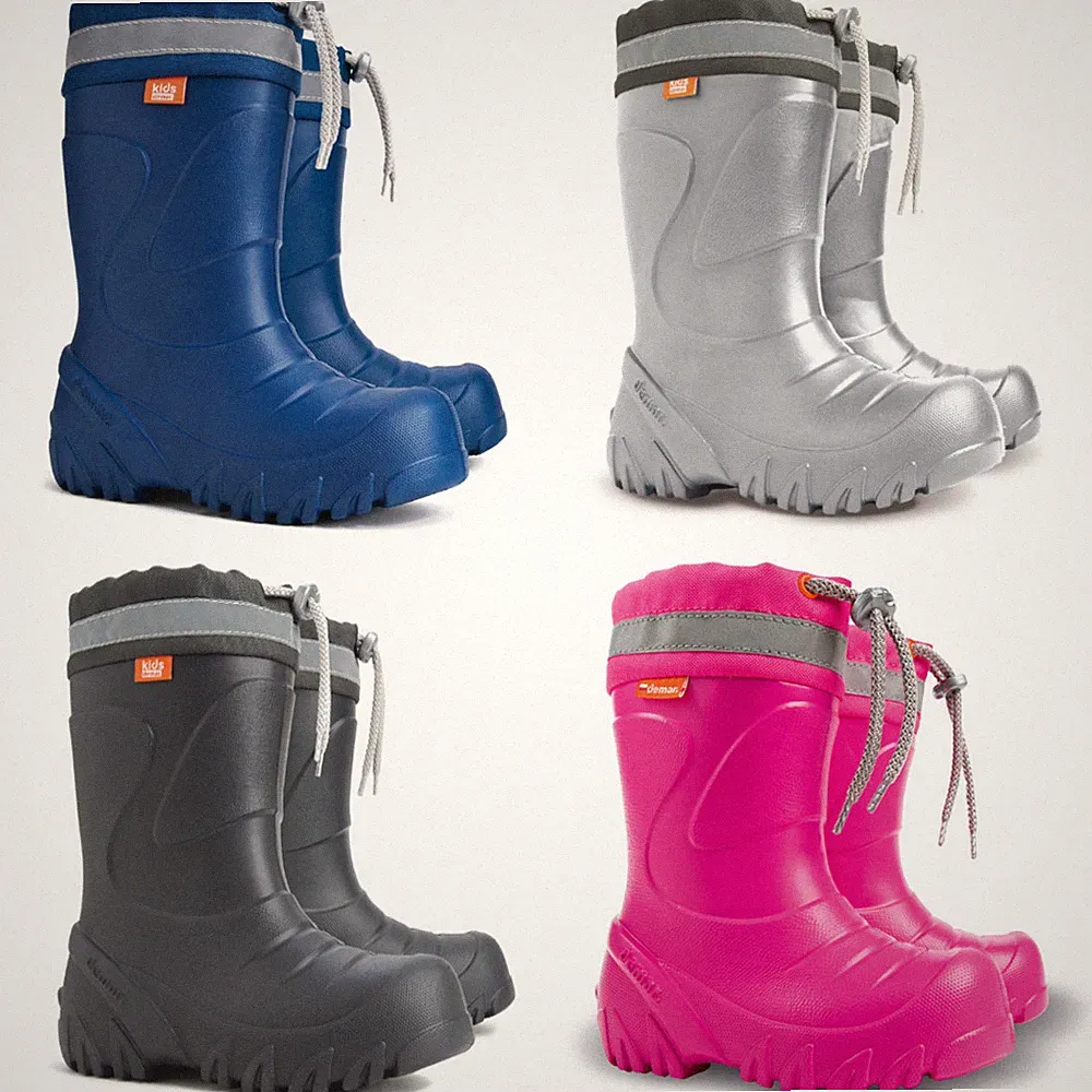 Jungen Mädchen Kinder Gummistiefel Regen Stiefel Eu Größe 4 -2.5