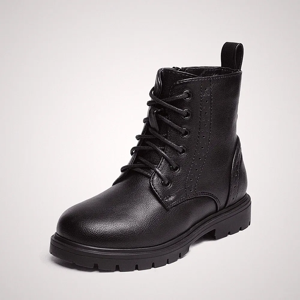 Jungen Mädchen Stiefel Klassische Stiefel für Kinder Herbst fashion Schnürsti...