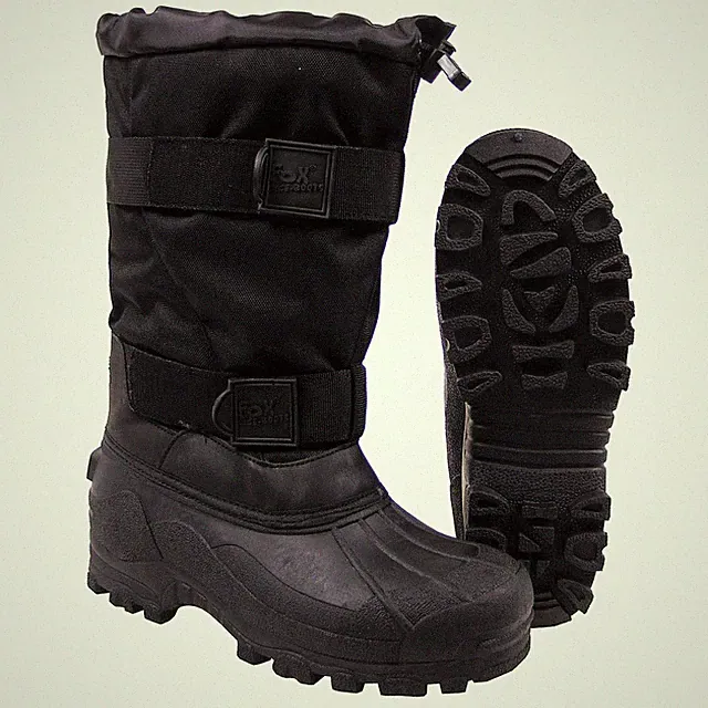Kälteschutzstiefel FOX Ice-Boots schwarz Gr. 37-47 Thermostiefel bis -40 °C
