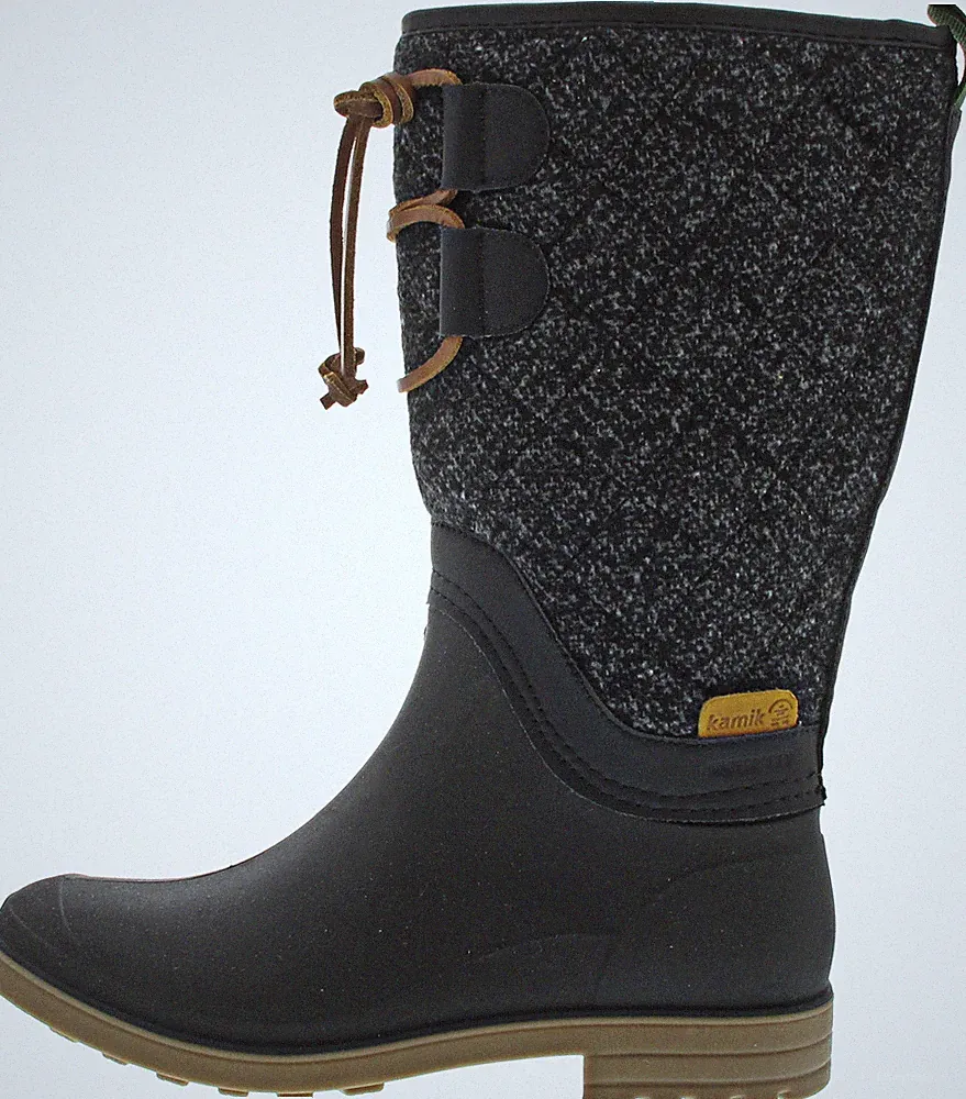 Kamik Abigail Damen Gummistiefel schwarz
