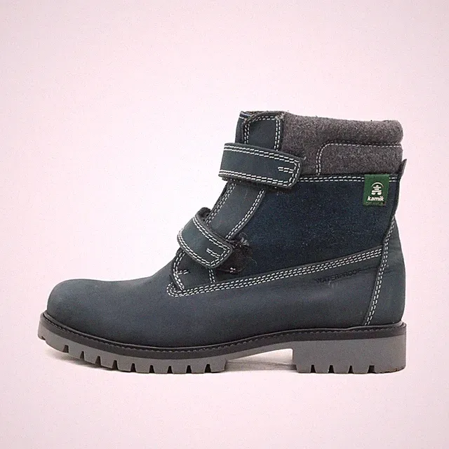Kamik Damen TAKODAV Winterstiefel Blau Veloursleder Boots Stiefel EU 37