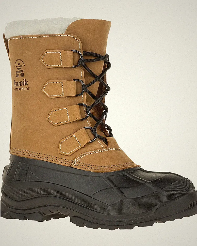 Kamik Damen Winterstiefel Alborg Leder Winterstiefel Damen NEU