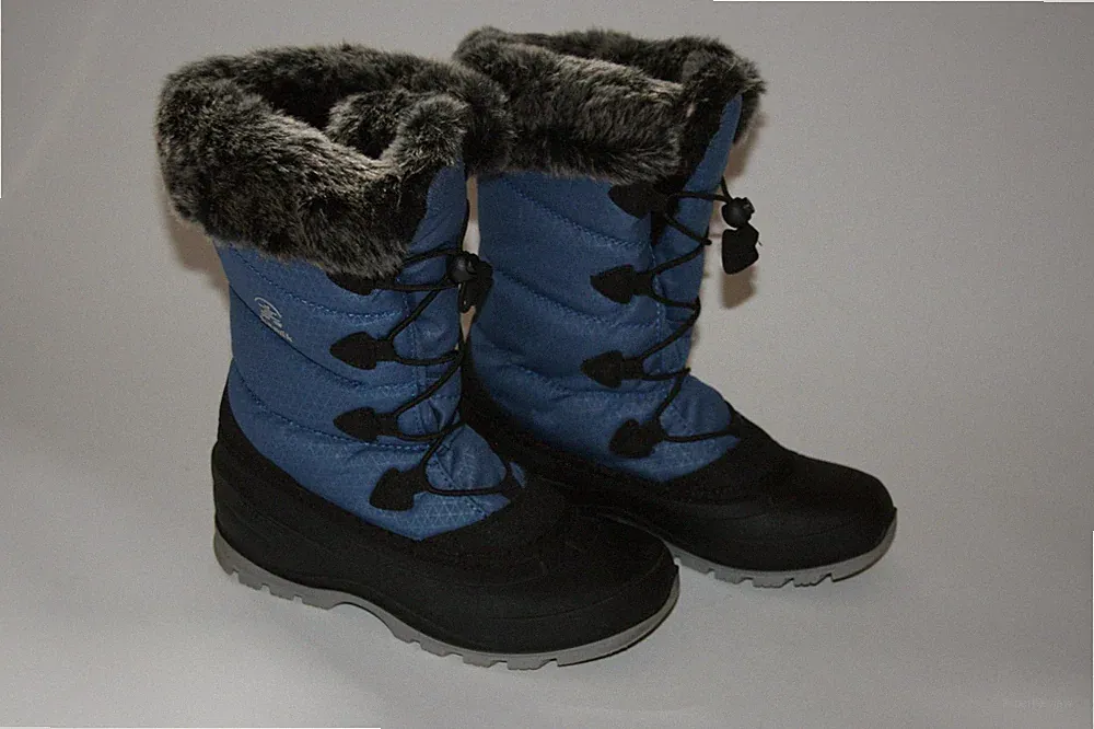 Kamik Momentum2 Damen Schneestiefel -40 Gr 38 Blau / Schwarz