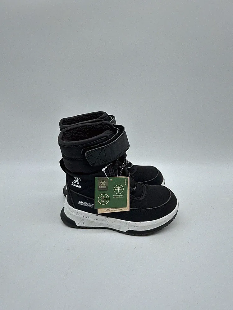 Kamik Stormy Kinder Winterstiefel Wasserdicht Schwarz EUR 34