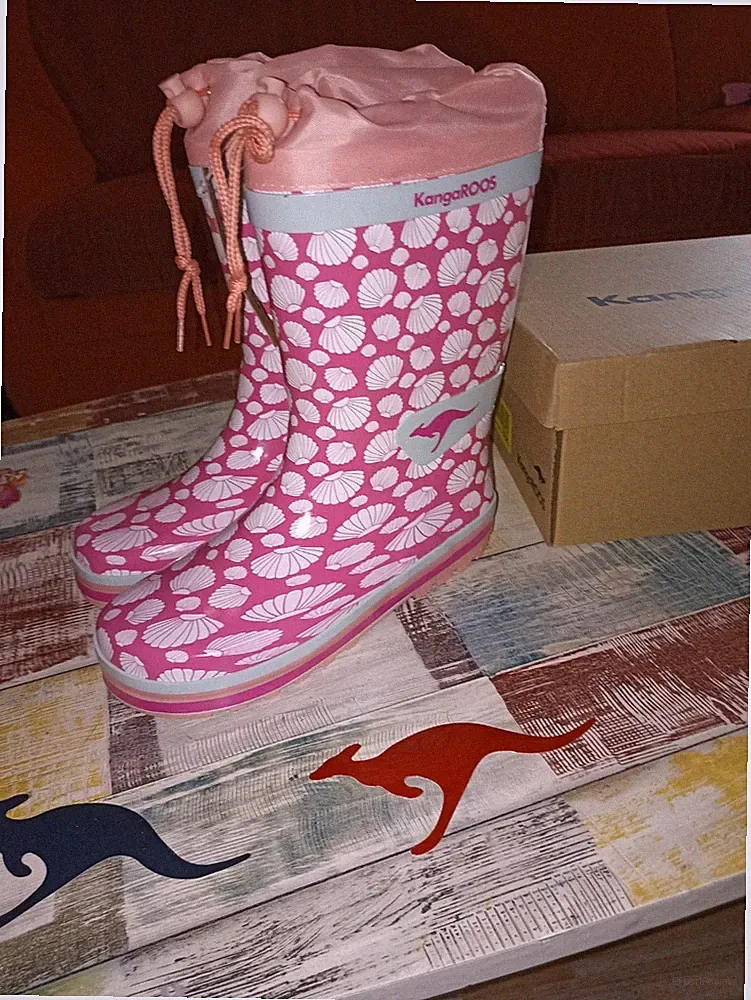 Kangaroos Gummistiefel Rosa 34