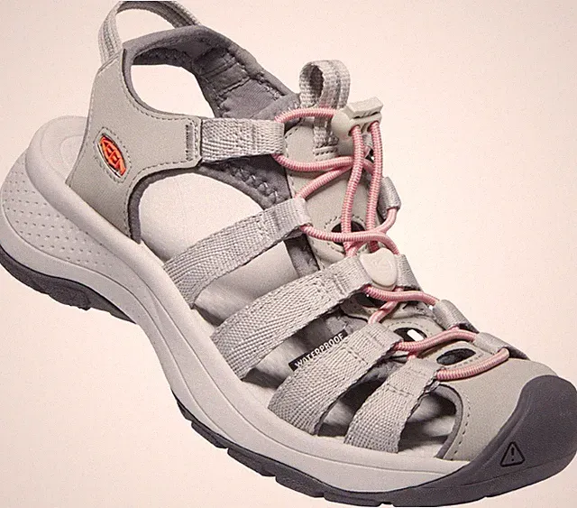 Keen Astoria West Sandal Damen Zehentrenner |Zehengreifer | Flip Flops | Leder