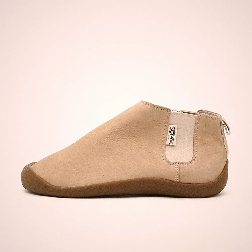 KEEN Damen 1026453 Slipper Beige Echtleder Low-Top Komfort Mokassin EU 39