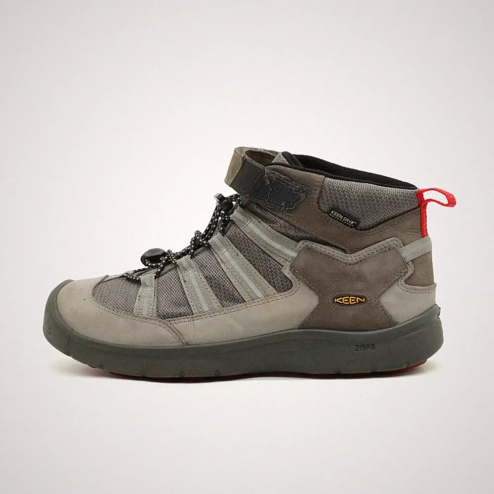 KEEN Damen BBK 010521 Wanderschuhe Grau Rot Gepolstert Trekkingstiefel EU 39