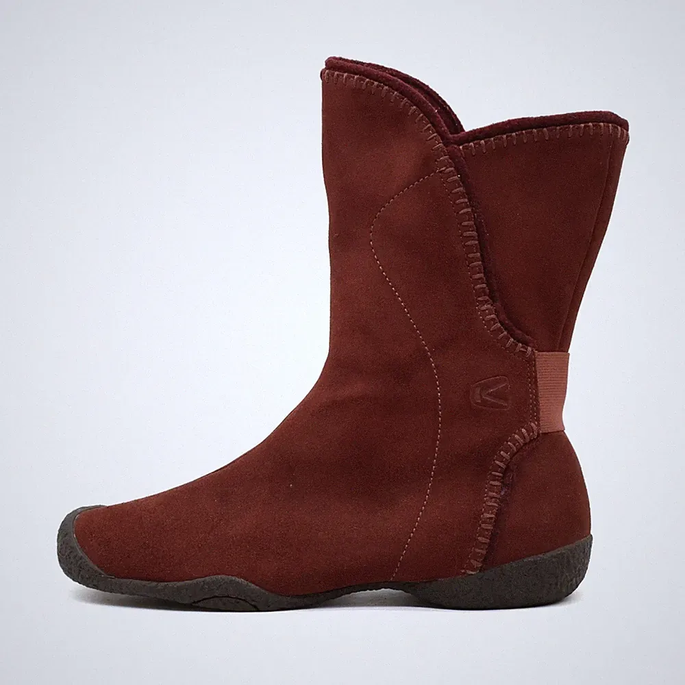 KEEN Damen Winterstiefel Stiefel Braun Wildleder Rutschfest Footwear EU 40.5