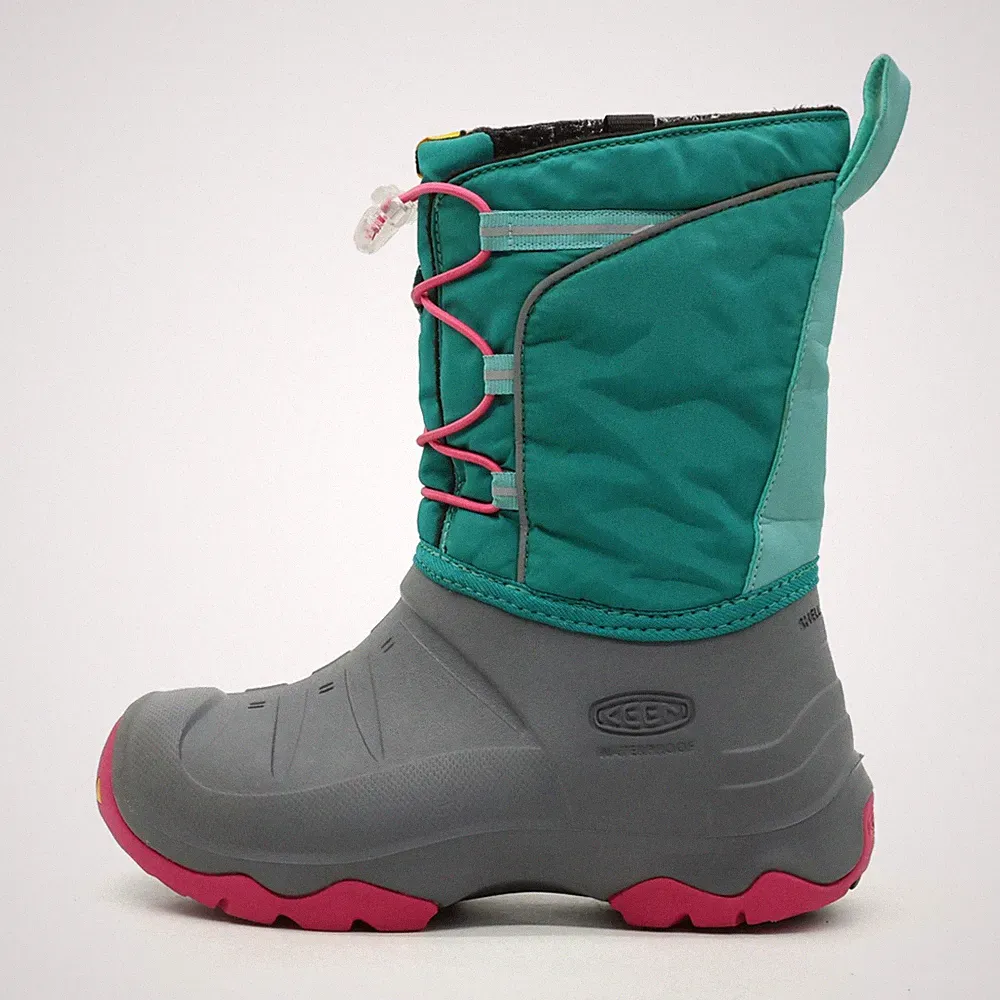 KEEN Damen Winterstiefel Stiefel türkis/grau/pink Textil gefüttert Winter EU 36