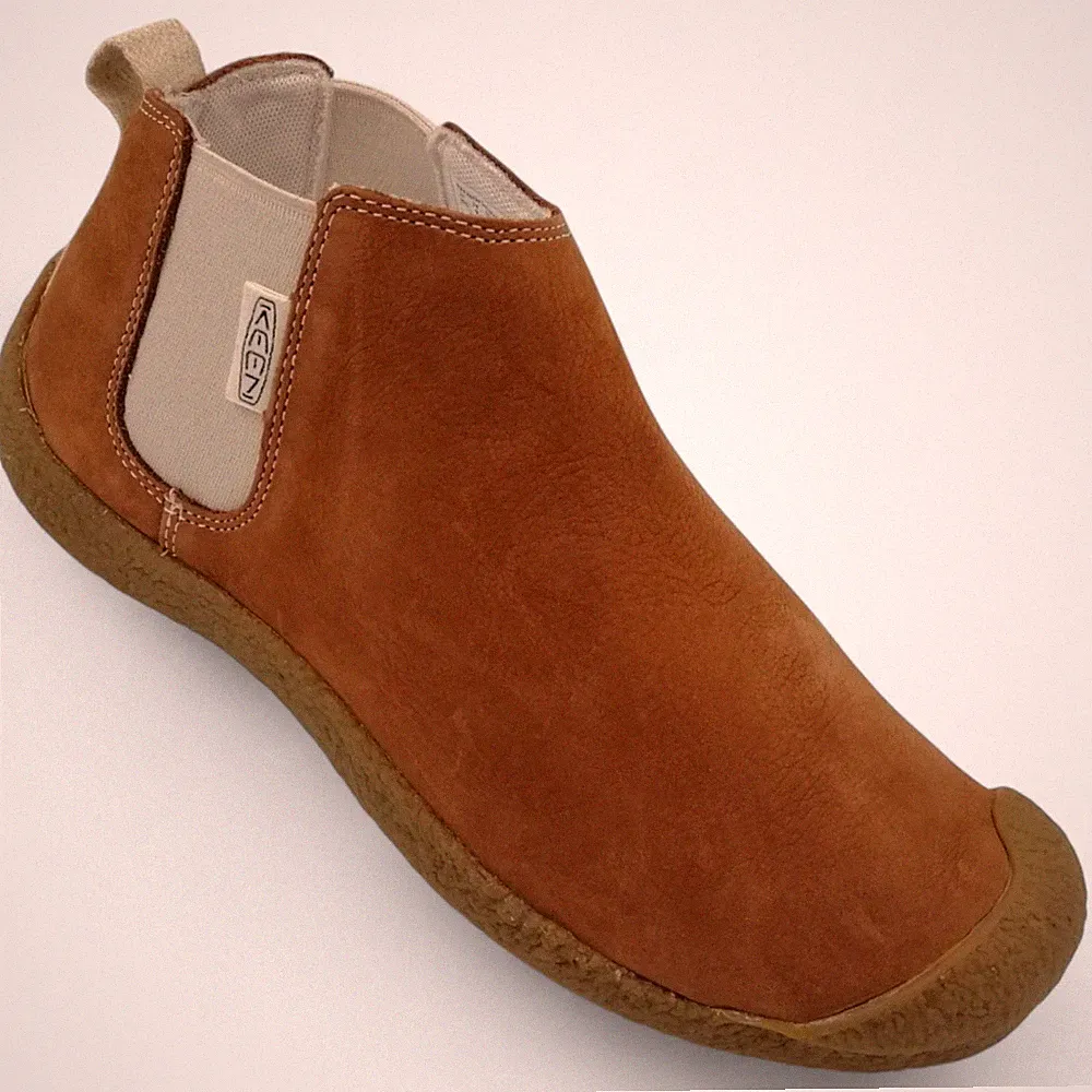 KEEN Mosey Chelsea - Damen Leder Boot 37-42 Stiefelette Schlupf-Schuhe Braun OVP