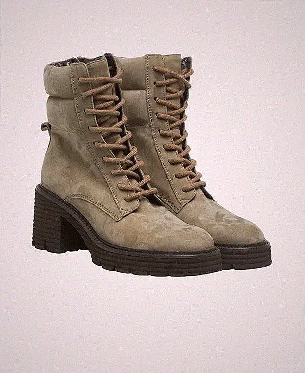 Kennel & Schmenger Ankle-Boots /Schnürstiefeletten Grau, Gr. 37, neu mit Karton