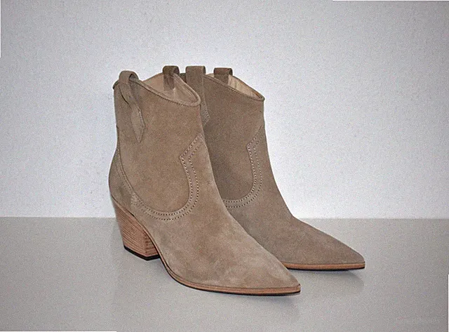 KENNEL & SCHMENGER * kurze Stiefel Ankleboots Westernboots WIldleder Gr. 40