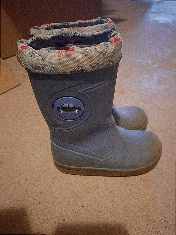 Kinder "Auto" Gummistiefel, Größe 24/25, Ungefüttert, Lupilu