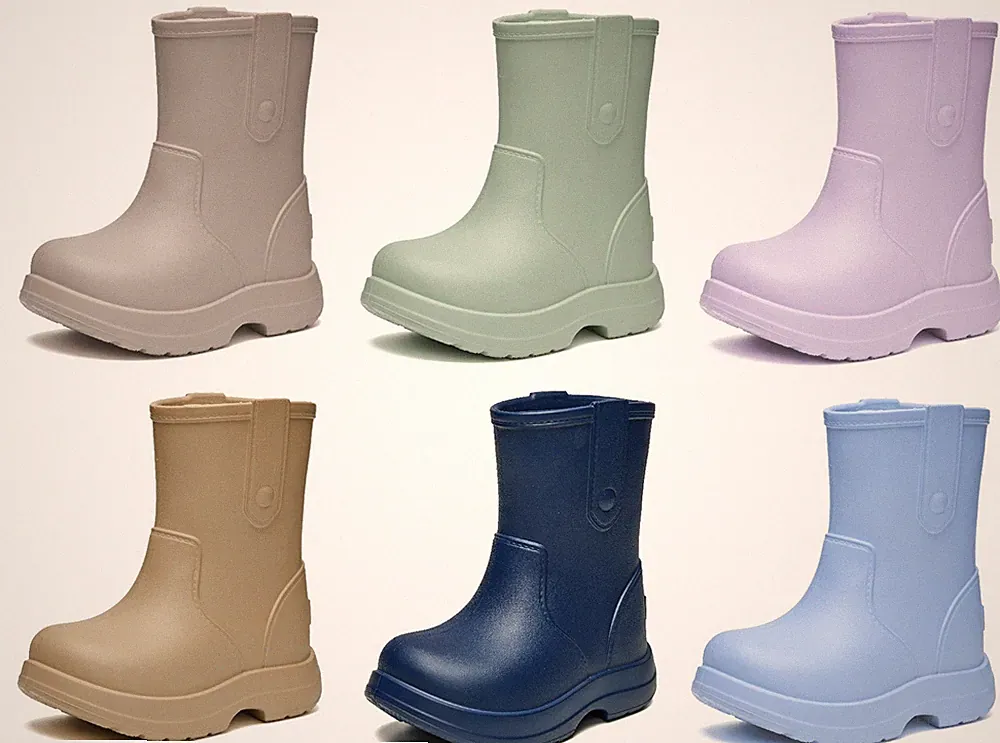 Kinder Federleichte Gummistiefel Regenstiefel Wasserdicht Mädchen Jungen CA-Bear