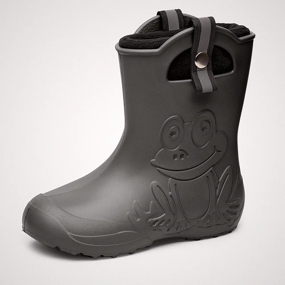 Kinder Federleichte Gummistiefel Thermo Fütterung Mädchen Jungen rutschfest R...