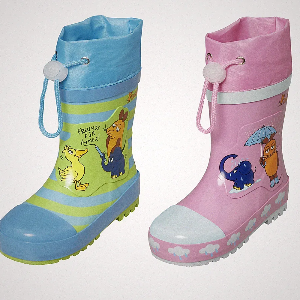 Kinder Gummistiefel Naturkautschuk Sendung mit der Maus Thermosohle Regen