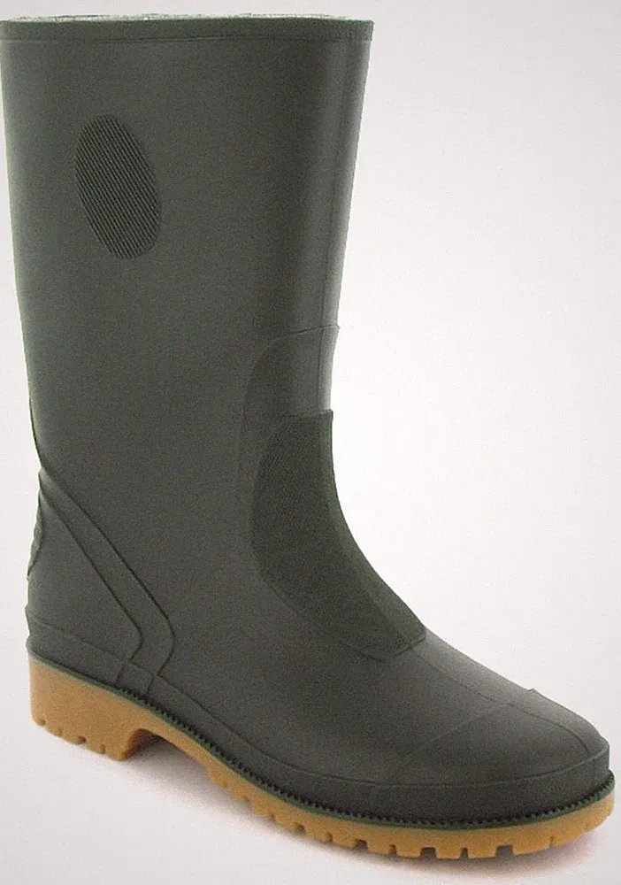Kinder Gummistiefel Paddy Slip auf Grün UK Größe
