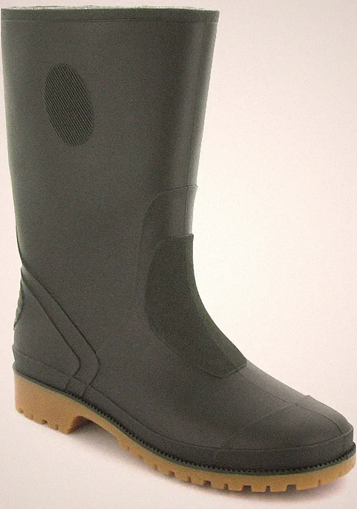 Kinder Gummistiefel Paddy Slip auf Grün UK Größe