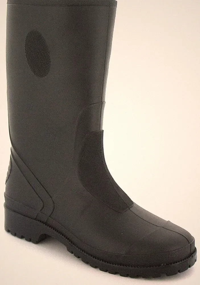 Kinder Gummistiefel Paddy Slipper Schwarz UK Größe