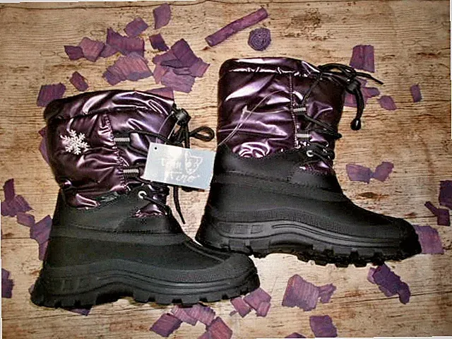Kinder-Gummistiefel,Regenstiefel,Winterstiefel " snowflake" mollig warm Gr. 34