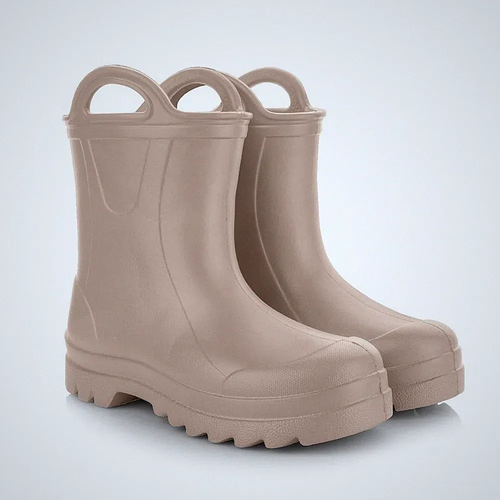 Kinder Gummistiefel Sehr Leichte Regenstiefel aus EVA Schaum mit Griff für Ju...
