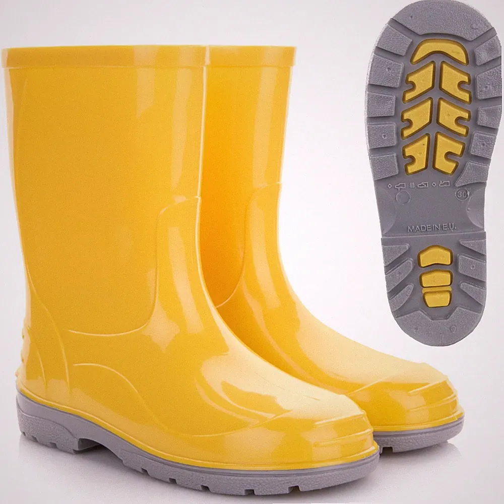 Kinder Gummistiefel Wasserdichte Regenstiefel für Mädchen Jungen Größe 24-35