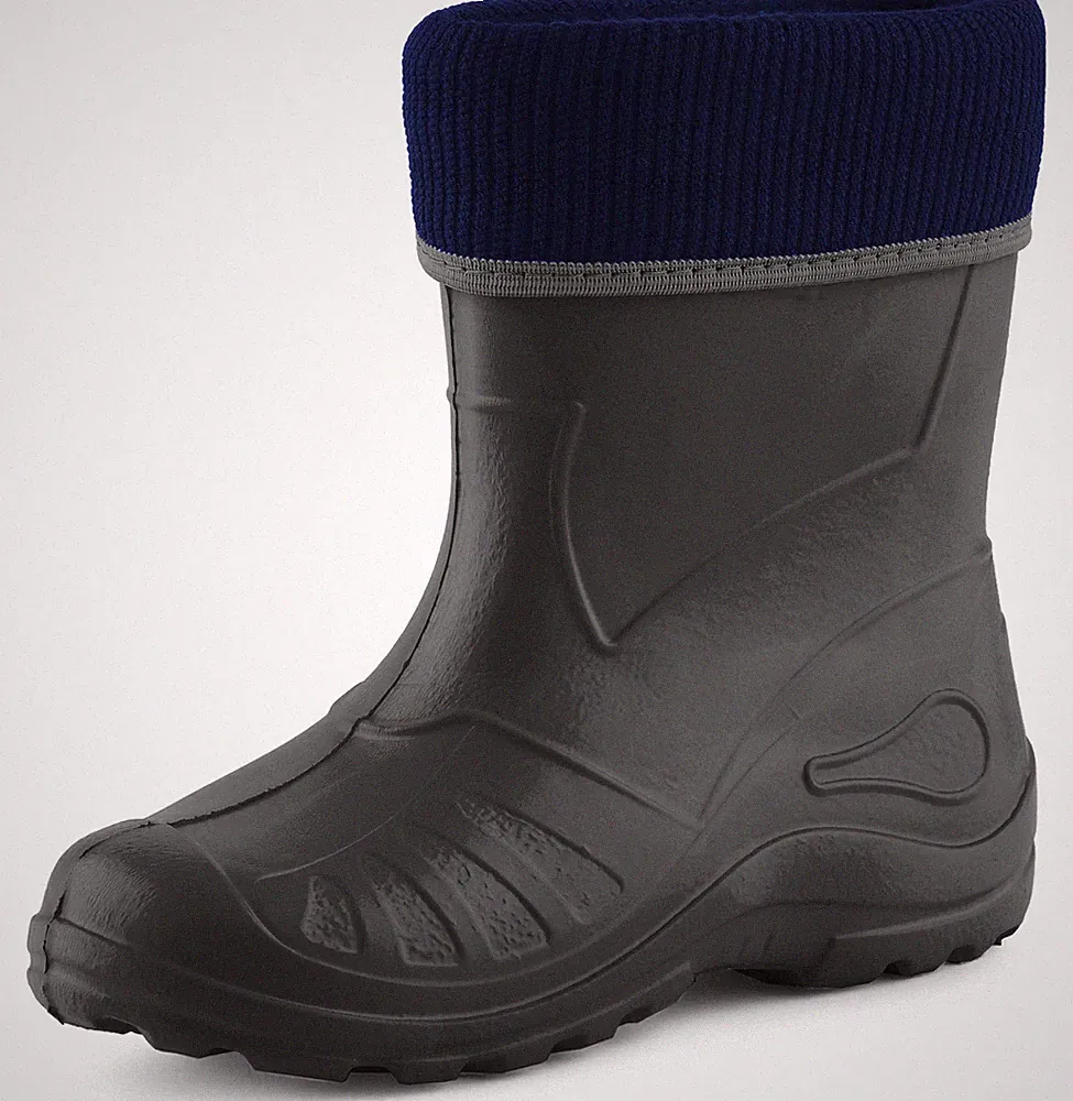 Kinder Mädchen Jungen Federleichte Eva Thermo Gummistiefel Gefüttert KL058 Gr...